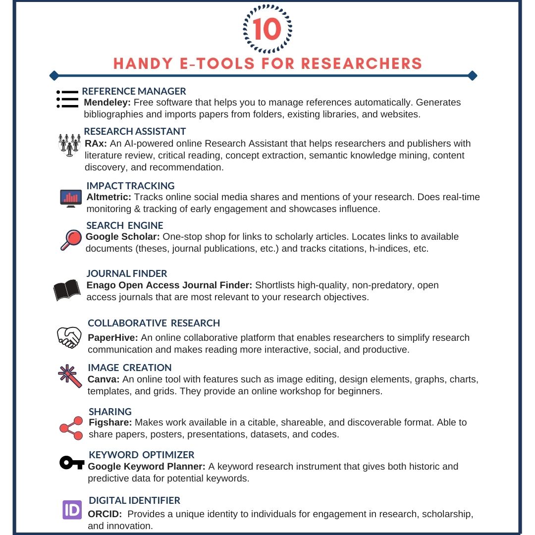 Top 10 Handy ETools for Researchers Enago Academy